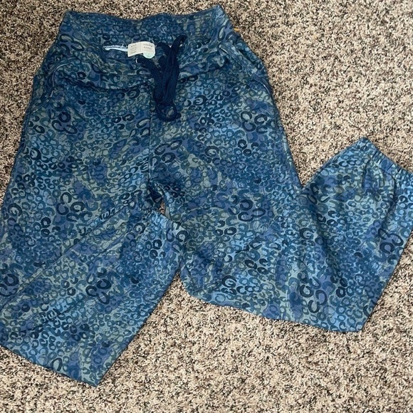 SATURDAY SUNDAY BLUE/GREEN SIZE S JOGGERS Blue pattern - Picture 3 of 10
